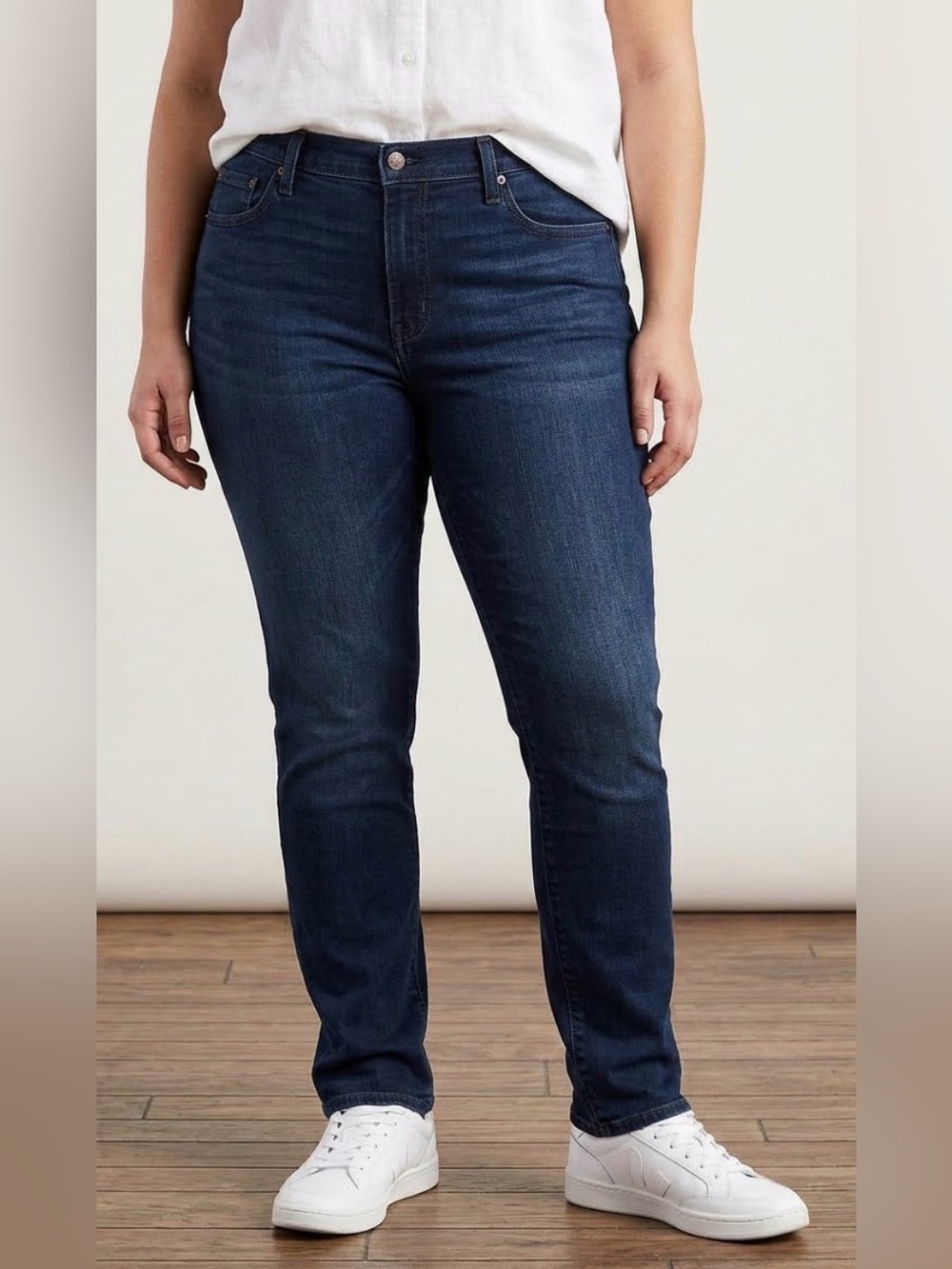 Levi's Women’s 502 Indigo Straight Jeans